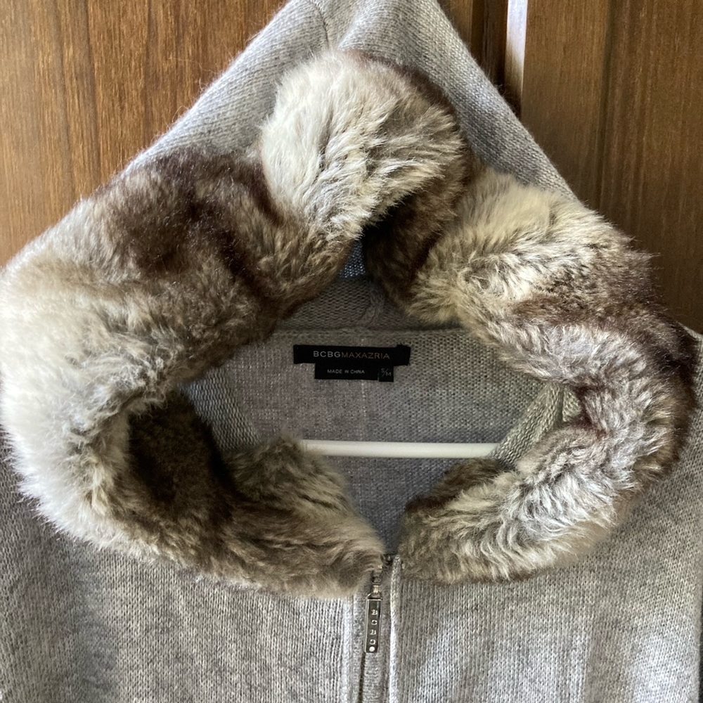 Light Grey Sweater BCBG MAXAZRIA